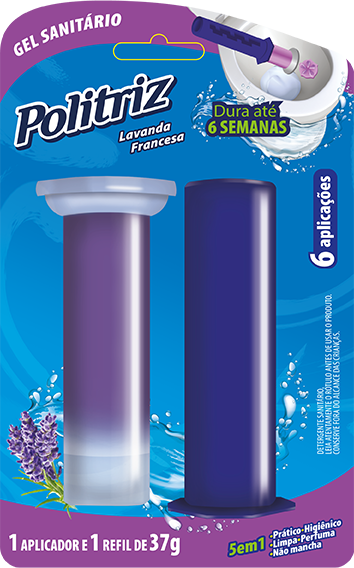 Gel sanitário com aplicador Lavanda Francesa
